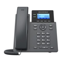 Grandstream GRP2602P - IP-Telefon - Schwarz - Kabelloses Mobilteil - 2 Zeilen - 2000 Eintragungen - LCD