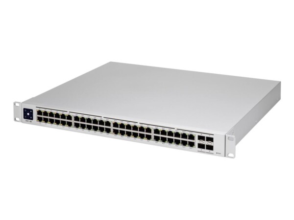 Ubiquiti UniFi Pro 48-Port PoE - Managed - L2/L3 - Gigabit Ethernet (10/100/1000) - Power over Ethernet (PoE) - Rack-Einbau - 1U