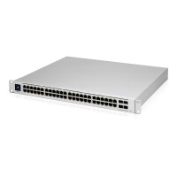 Ubiquiti UniFi Pro 48-Port PoE - Managed - L2/L3 - Gigabit Ethernet (10/100/1000) - Power over Ethernet (PoE) - Rack-Einbau - 1U