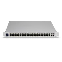 Ubiquiti UniFi Pro 48-Port PoE - Managed - L2/L3 - Gigabit Ethernet (10/100/1000) - Power over Ethernet (PoE) - Rack-Einbau - 1U