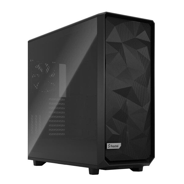 Fractal Design Meshify 2 XL Light Tempered Glass, Tower, PC, Schwarz, ATX, EATX, micro ATX, Mini-ITX, SSI CEB, Stahl, Gehärtetes Glas, Gaming