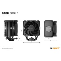 Be Quiet! CPU-Kühler Dark Rock 5 - CPU-Kühler - 29,8 dB