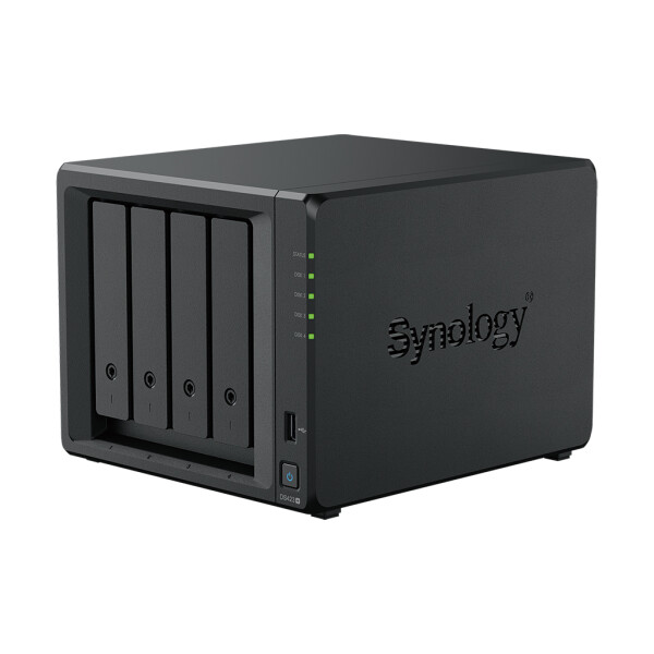 Synology DiskStation DS423+, NAS, Desktop, Intel® Celeron®, J4125, 24 TB, Schwarz