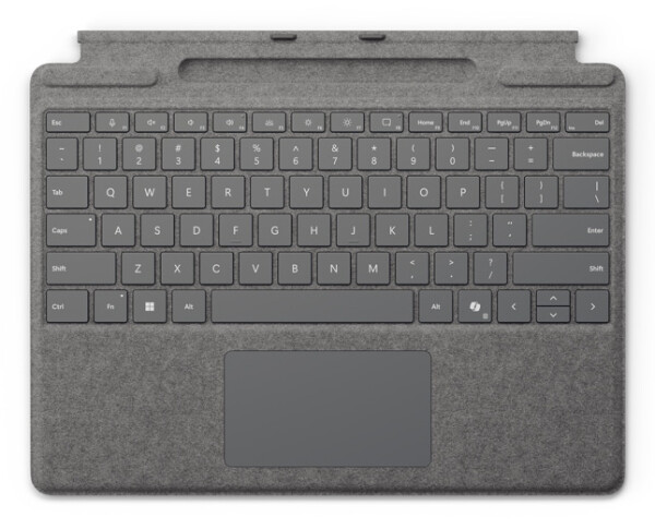 Microsoft Surface Pro Keyboard - Tastatur - mit Trackpad Beschleunigungsmesser... - Touchpen - QWERTZ