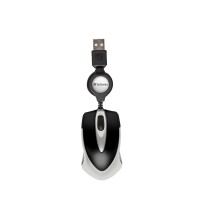 Verbatim Go Mini Optical Travel Mouse – Schwarz - Beidhändig - Optisch - USB Typ-A - 1000 DPI