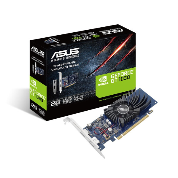 ASUS GT1030-2G-BRK, GeForce GT 1030, 2 GB, GDDR5, 64 Bit, 7680 x 4320 Pixel, PCI Express 3.0