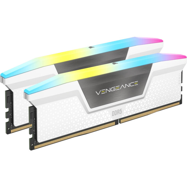 Corsair Vengeance RGB CMH64GX5M2B6000C30W - 64 GB - 2 x 32 GB - DDR5 - 6000 MHz - 288-pin DIMM
