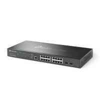 TP-LINK Omada SG3218XP-M2 - Managed - L2+ - 2.5G Ethernet (100/1000/2500) - Power over Ethernet (PoE) - Rack-Einbau - 1U