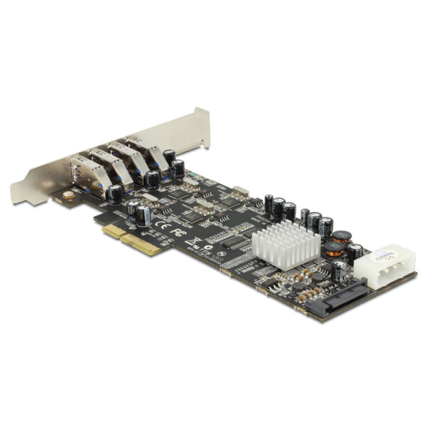 Delock 89365, PCIe, USB 3.2 Gen 1 (3.1 Gen 1), Windows XP/XP-64/Vista/Vista-64/7/7-64/8, Linux, 5 Gbit/s, Windows 7 Home Basic, Windows 7 Home Basic x64, Windows 7 Home Premium, Windows 7 Home Premium...