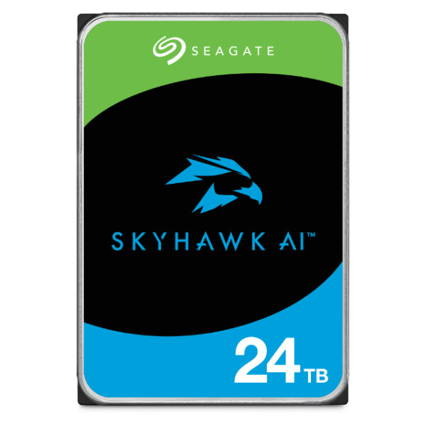 Seagate SkyHawk AI, 24 TB, 7200 RPM, 512 MB, 3.5", Serial ATA III