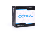 Alphacool 17592 - Schlauchanschluss - Messing - Schwarz -...