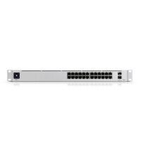 Ubiquiti UniFi Pro 24-Port PoE - Managed - L2/L3 - Gigabit Ethernet (10/100/1000) - Power over Ethernet (PoE) - Rack-Einbau - 1U