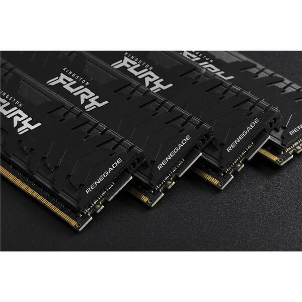 Kingston FURY 16GB 4800MT/s DDR4 CL19 DIMM (2er-Kit) Renegade Black, 16 GB, 2 x 8 GB, DDR4, 288-pin DIMM