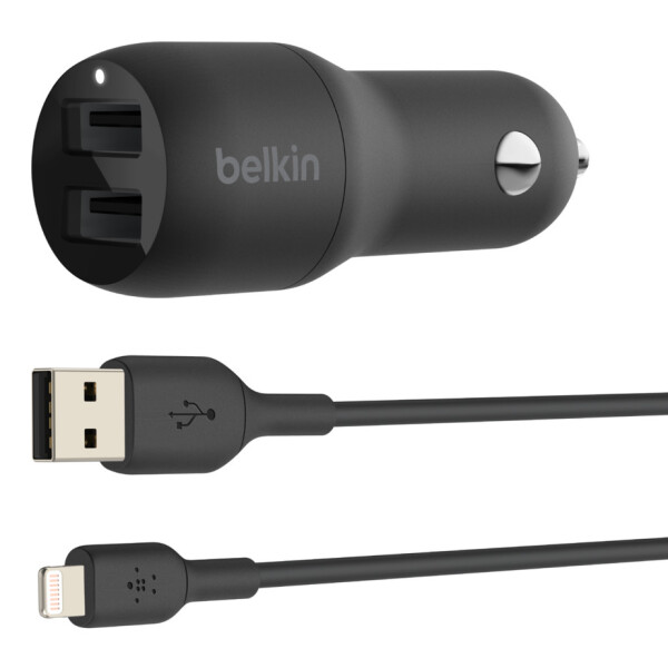 Belkin Boost Charge, Auto, Zigarettenanzünder, 1 m, Schwarz