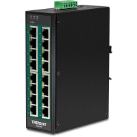 TRENDnet TI-PG160, Unmanaged, Gigabit Ethernet...