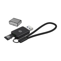 Conceptronic Card USB-A -> Micro SD/TF 3.0 schwarz - Card-Reader - Secure Digital (SD)
