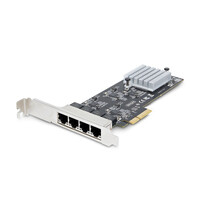 StarTech.com 4-Port 2.5 Gbit PCIe Netzwerkkarte - Intel...