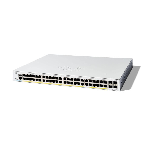 Cisco C1200-48P-4G, Managed, L2/L3, Gigabit Ethernet (10/100/1000)