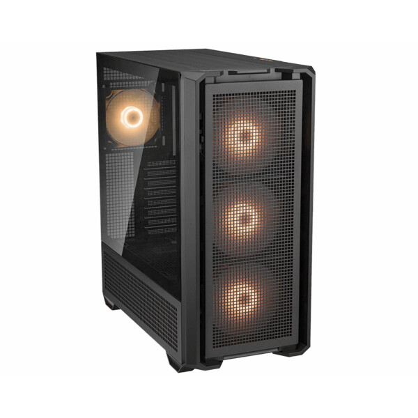 Cougar Gaming MX600 RGB, Full Tower, PC, Schwarz, ATX, CEB, EATX, micro ATX, Mini-ITX, Gaming, Blau, Grün, Rot