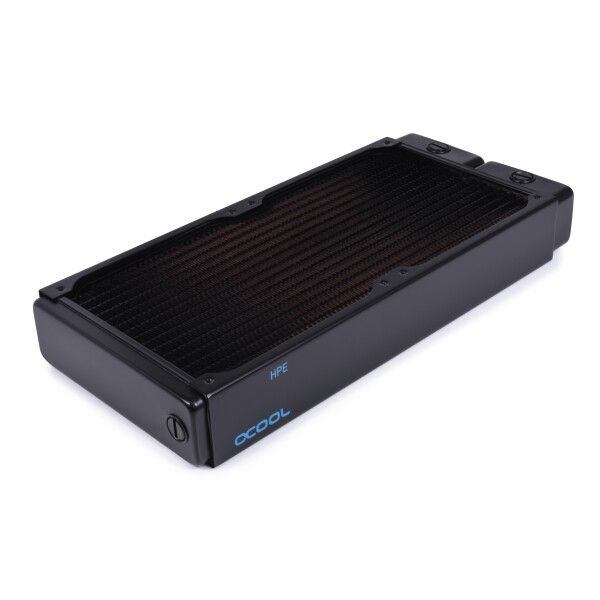 Alphacool 14441, Radiatior, Messing, Kupfer, Stahl, Schwarz, 1/4 Zoll, 60 °C, 4 Lüfter