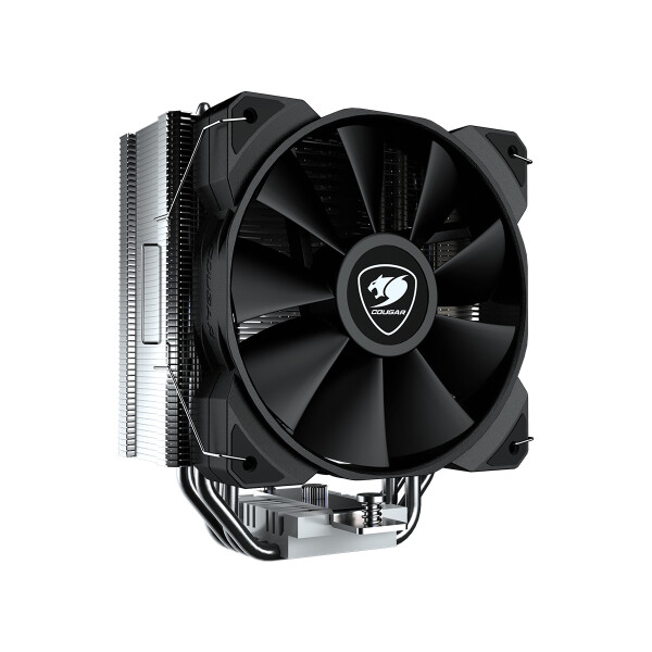 Cougar Gaming CGR-FZAE50, Kühlkörper/Radiator, 12 cm, 82,48 cfm, 143,53 m³/h, Schwarz