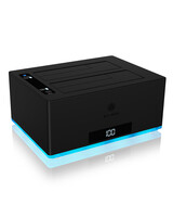 ICY BOX IB-127CL-U3 - HDD - SATA - Serial ATA II - Serial ATA III - 2.5,3.5" - 18 TB - USB 3.2 Gen 1 (3.1 Gen 1) Type-B - 5 Gbit/s