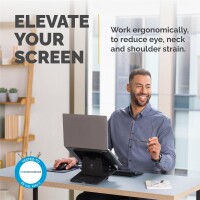 Fellowes Breyta Laptop Ständer schwarz