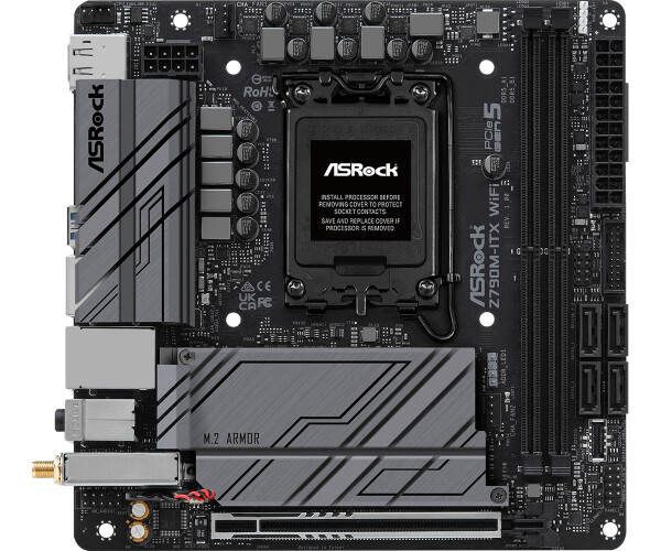 ASRock Z790M-ITX WiFi Intel Z790 LGA 1700 mini ITX - Mainboard - Intel Sockel 1700 (Core i)
