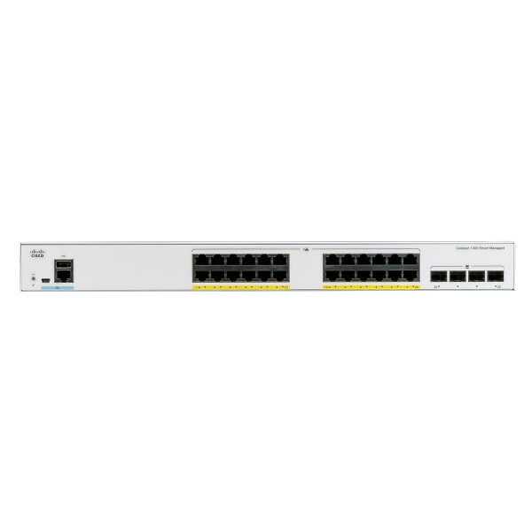 Cisco Catalyst C1000-24P-4G-L - Managed - L2 - Gigabit Ethernet (10/100/1000) - Vollduplex - Power over Ethernet (PoE)