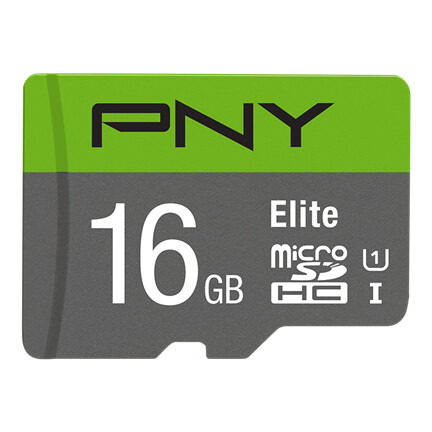 PNY Elite microSDHC 16GB - 16 GB - MicroSDHC - Klasse 10 - UHS-I - Class 1 (U1)