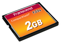 Transcend TS2GCF133 - 2 GB - Kompaktflash - MLC - 50 MB/s - 20 MB/s - Schwarz
