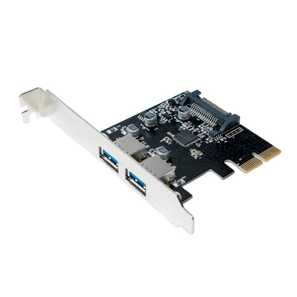 LogiLink PC0080, PCIe, USB 3.2 Gen 1 (3.1 Gen 1), 10 Gbit/s, 120 mm, 73 mm, 20 mm