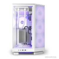 NZXT H6 Flow RGB - Midi Tower - PC - Weiß - ATX -...