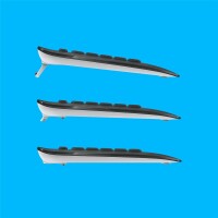 Logitech 920-008677 - Kabellos - RF Wireless - Membran Key Switch - QWERTZ - Schwarz - Weiß - Maus enthalten