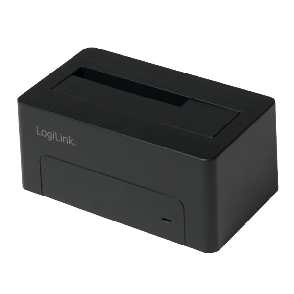 LogiLink QP0026, HDD, SSD, SATA, Serial ATA II, Serial ATA III, 2.5,3.5", USB 3.2 Gen 1 (3.1 Gen 1) Type-B, 5 Gbit/s, Schwarz