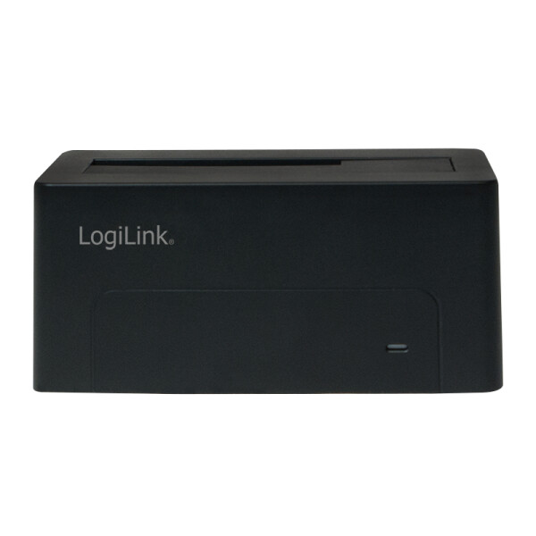 LogiLink QP0026, HDD, SSD, SATA, Serial ATA II, Serial ATA III, 2.5,3.5", USB 3.2 Gen 1 (3.1 Gen 1) Type-B, 5 Gbit/s, Schwarz