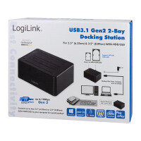 LogiLink QP0028, HDD, SSD, SATA, Serial ATA II, Serial...