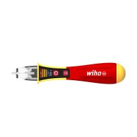 Wiha Spannungsprüfer Volt Detector - berührungslos - einpolig 12 – 1.000 V AC - Rot - Gelb - Eingebautes Display - 100 g