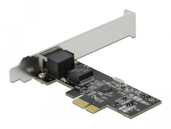 Delock PCI Express x1 Karte 1 x RJ45 2,5 Gigabit LAN RTL8125 - Eingebaut - Kabelgebunden - PCI Express - Ethernet - 2500 Mbit/s