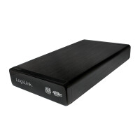 LogiLink UA0284 - HDD-Gehäuse - 3.5" - SATA - 5 Gbit/s - USB Anschluss - Schwarz