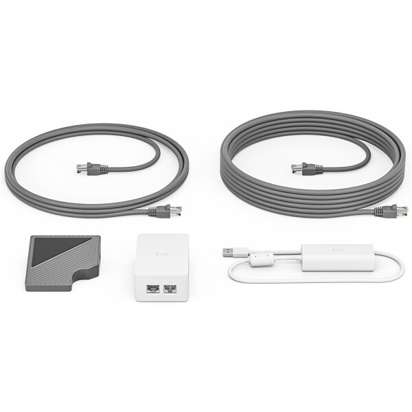 Logitech Cat5e Kit - Cat5e - Weiß - 40 m - 100 - 240 V - 83 mm - 85 mm