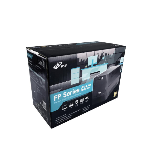 FSP FP 1000, Line-Interaktiv, 1 kVA, 600 W, Sine, 162 V, 290 V