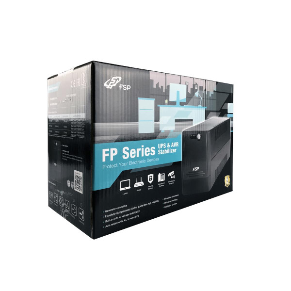 FSP FP 1000, Line-Interaktiv, 1 kVA, 600 W, Sine, 162 V, 290 V