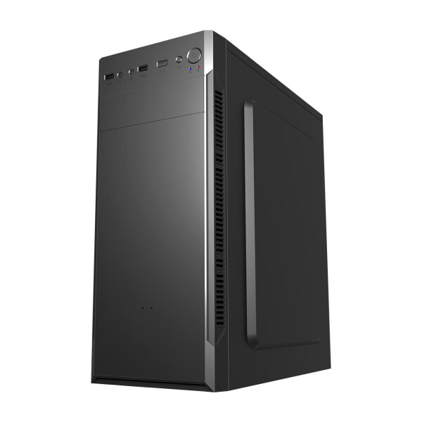 FSP CMT160, Midi Tower, PC, Schwarz, ATX, ITX, micro ATX, SPCC, 15 cm