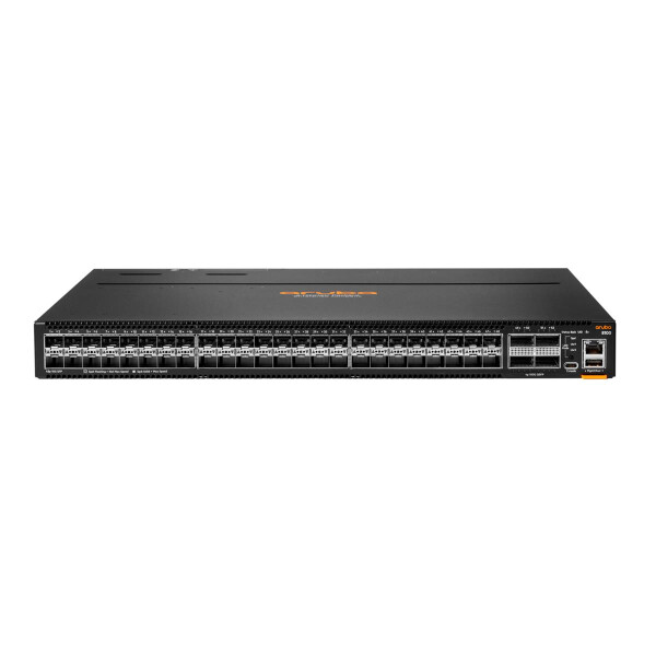 HPE Aruba Networking CX 8100 48x10G SFP+ 4x40/100G QSFP28 BF Airflow 3Fan 2AC PSU, Managed, L3, Rack-Einbau, 1U