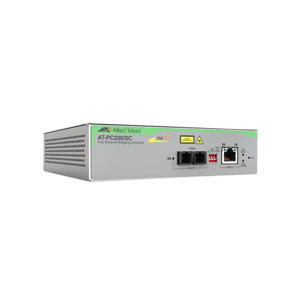 Allied Telesis AT-PC200/SC-960, 100 Mbit/s, SC, Grau