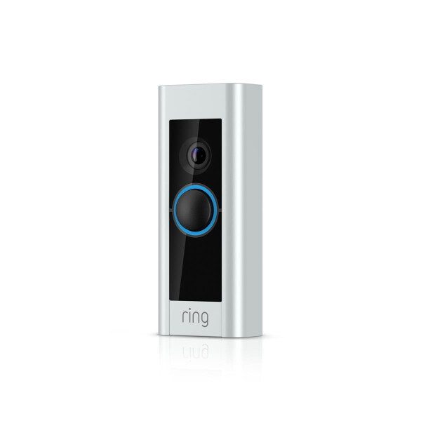 Ring Video Doorbell Pro 2 Plug-in, Nickel, Satinierter Stahl, Haus, 150°, 150°, Kabellos, 802.11b, 802.11g, Wi-Fi 4 (802.11n), Wi-Fi 5 (802.11ac)