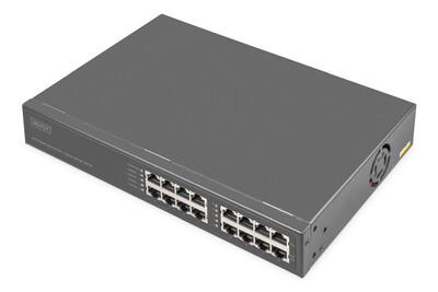 DIGITUS 8-Port Gigabit Ethernet PoE Injektor, 802.3bt, 250 W