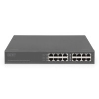 DIGITUS 8-Port Gigabit Ethernet PoE Injektor, 802.3bt, 250 W