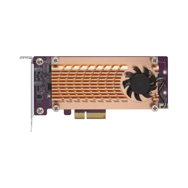 QNAP QM2-2S-220A, PCIe, M.2, PCIe 2.0, Gold, M.2 22110/2280